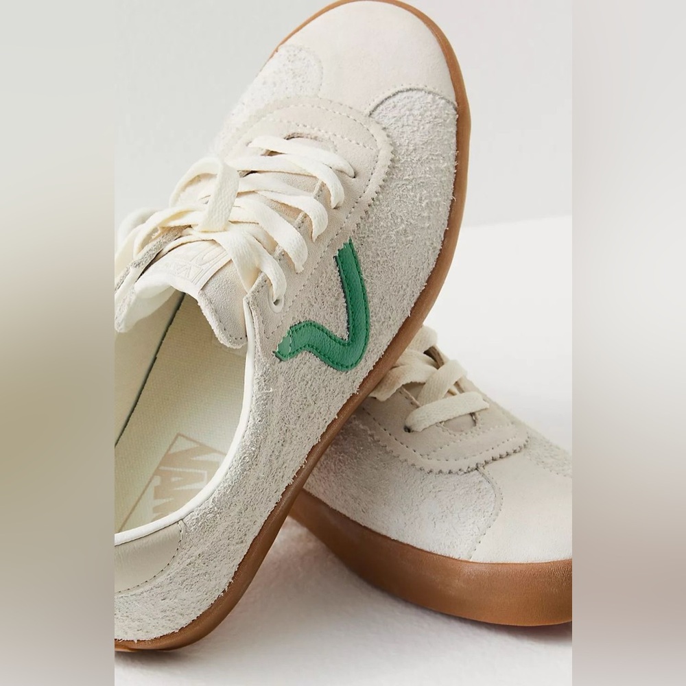 Vans Sport Low Marshmallow Green Gum Sole Unisex Sneakers Size 8.5
